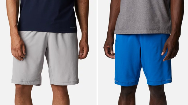 Two Color Options for Columbia Mens Stealth Camp Active Short