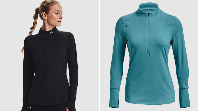 Under Armour Womens Qualifier Run 2 0 Half Zip Top