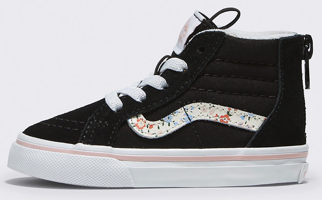 VANS Toddler Sk8 Hi Zip Floral Shoes