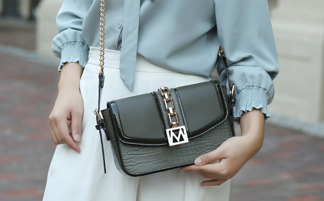 Woman Wearing MKF Wendalyn Crossbody