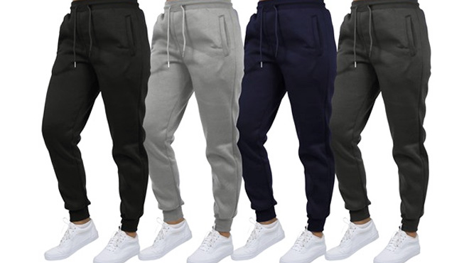 Womens Black Ice or B T Jogger Sweatpants 3 Pack