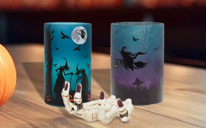 Yankee Halloween Candle Holders