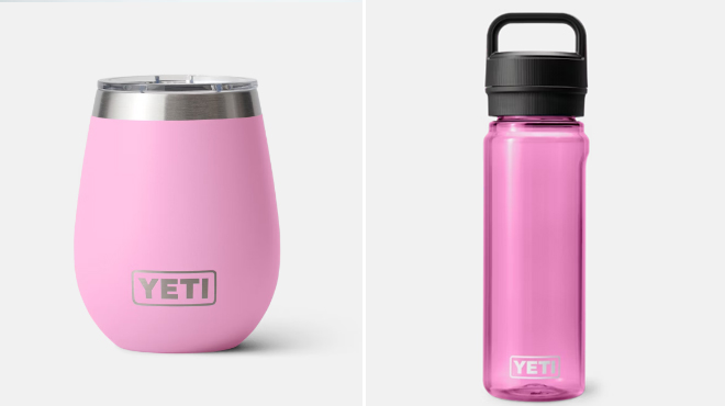 Yeti Rambler Wine Tumbler and Yonder Water Bottle