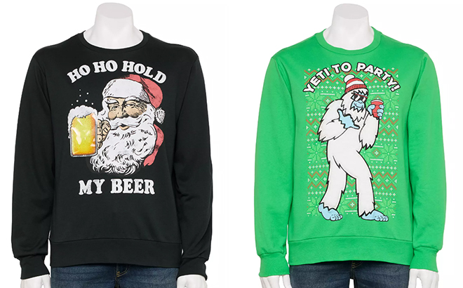 ens Holiday Graphic Sweatshirts 1