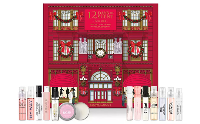 12 Pc Favorite Scents 12 Days Of Scent For Her Advent Calendar