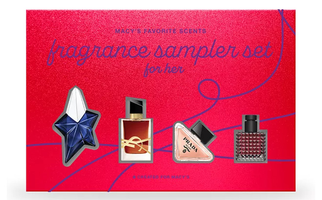 4 Piece Womens Fragrance Sampler Set