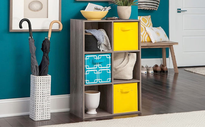 6 Cube Storage Shelf Organizer