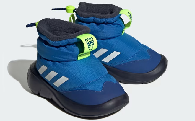 Adidas Blue Monofit Kids Boots