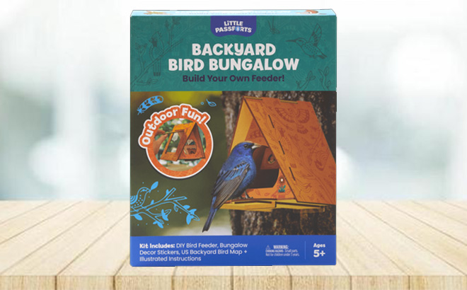 Backyard Bird Bungalow Kit on a Table