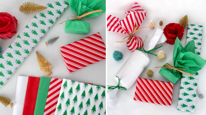 Blisstime Christmas Tissue Papers