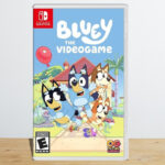 Bluey The Videogame for Nintento Switch on a Table