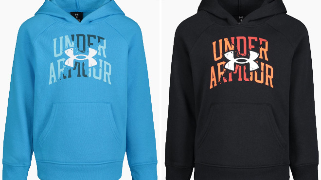 Boys UA Rival Fleece Logo Hoodie