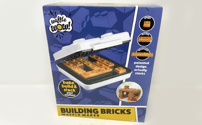 Building Brick Waffle Maker on a Box