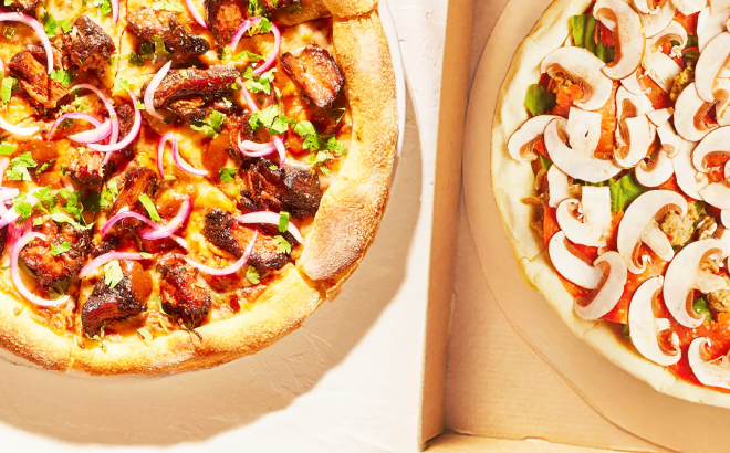 CPK Burnt Ends BBQ Pizza and Take & Bake Pizza