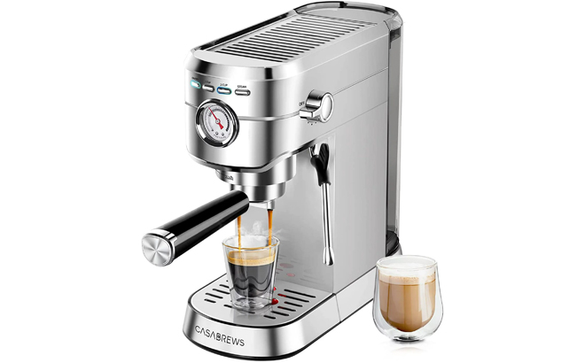 Casabrews Espresso Machine with Milk Frother