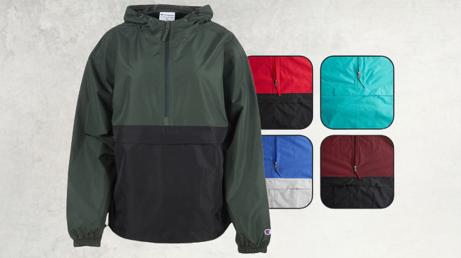 Champion Mens Windbreaker with four other colors