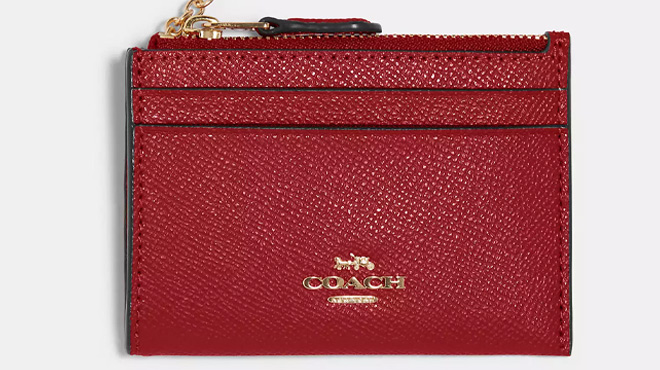 Coach Outlet Coach Outlet Mini Skinny ID Case in Red