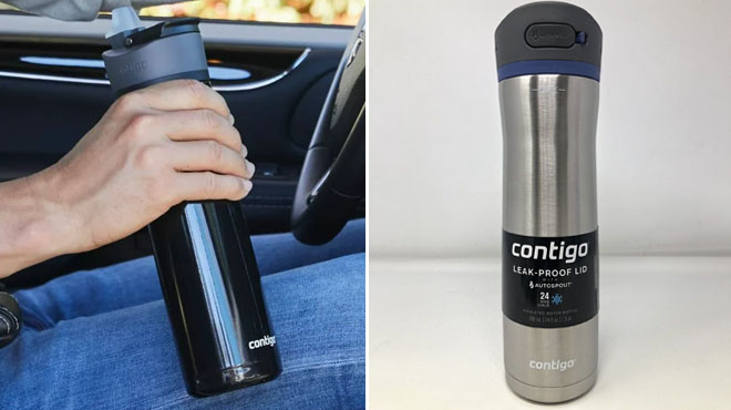 Contigo Cortland Chill Stainless Steel Water Bottle with Autoseal Lid