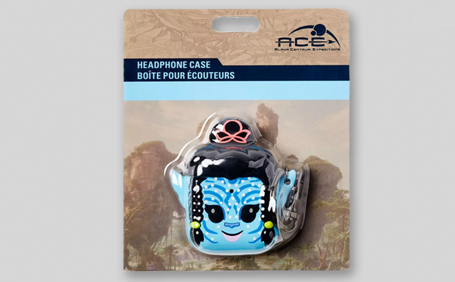 Disney Avatar AirPods Case on a Gray Background