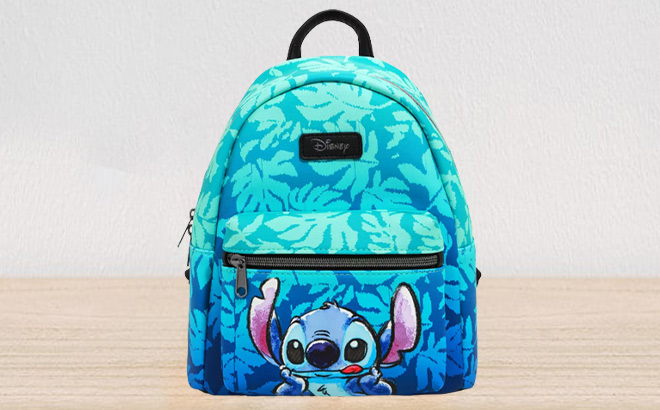 Disney Lilo Stitch Mini Backpack on a Table