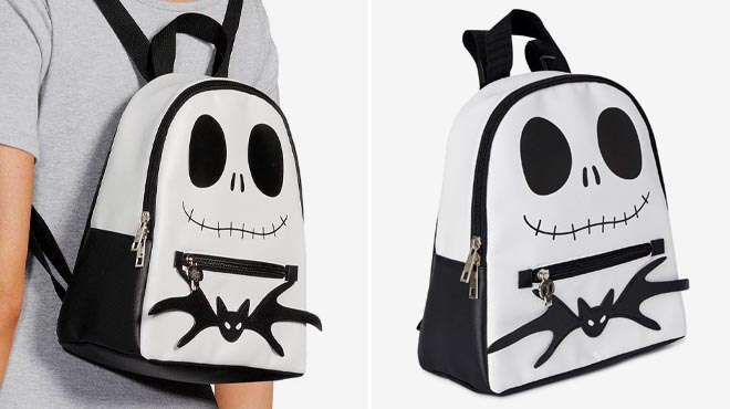 Disney The Nightmare Before Christmas Jack Skellington Womens Mini Backpack