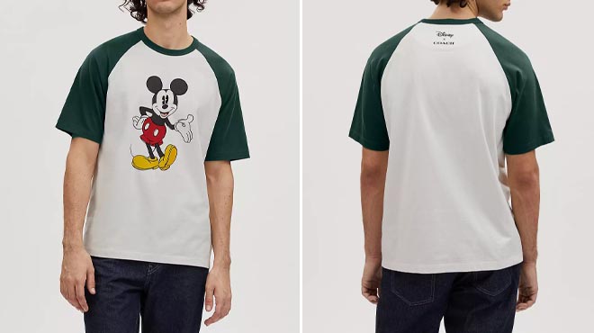 Disney X Coach Mickey Mouse T Shirt