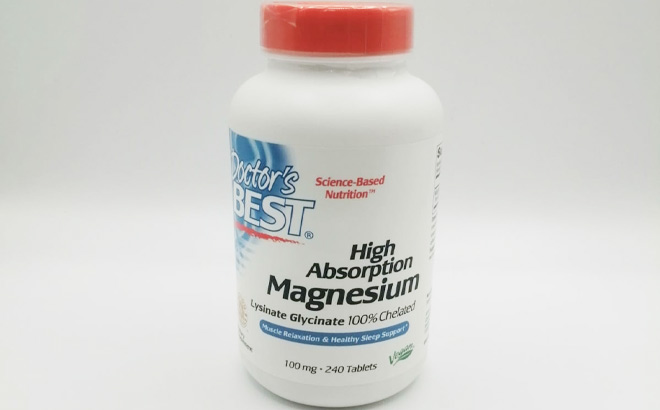 Doctors Best Magnesium Glycinate Lysinate 240 Count