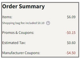 Dollar Shave Club Gel Order Summary