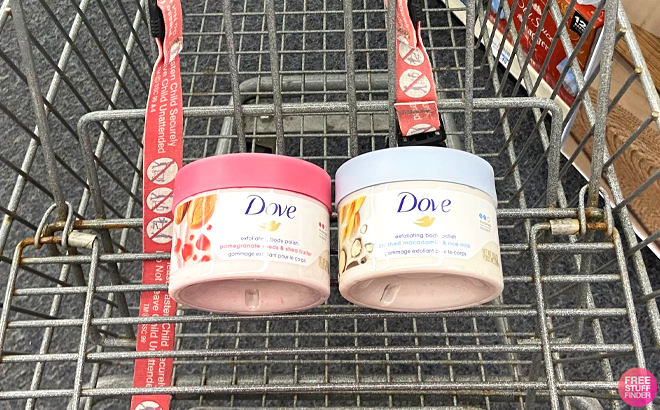 Dove Body Polish in Cart