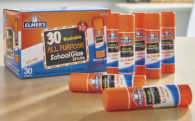 Elmers 30 Count All Purpose School Glue Sticks