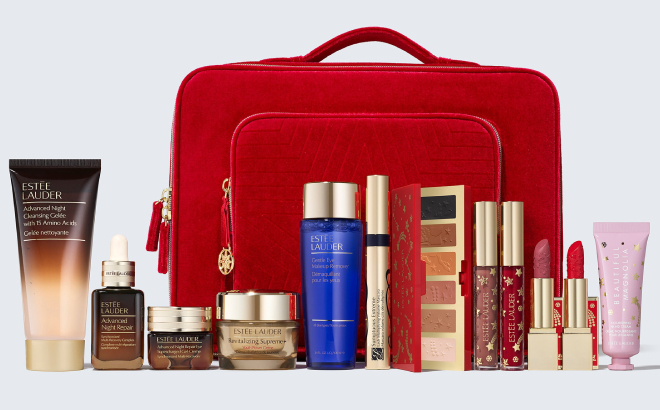 Estee Lauder Holiday Blockbuster Full Size 11 Piece Set