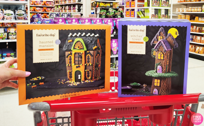 Favorite Day Haunted Mansion and Witches Tower Cookie Kits in Cart