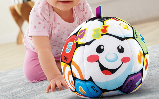 Fisher Price Laugh & Learn Singing Soccer Ball Plush