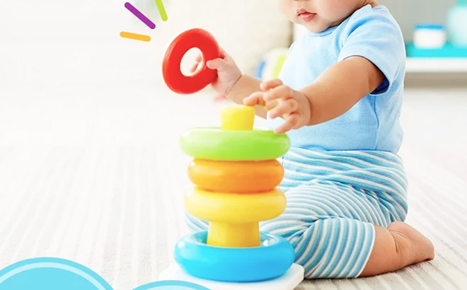 Fisher Price Rock a Stack Ring Stacking Toy