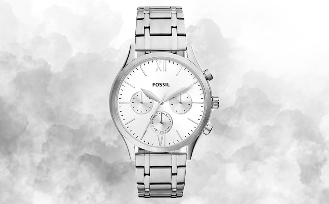 Fossil Mans Fenmore Multifunction Stainless Steel Watch