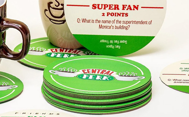 Friends TV Show Central Perk Trivia Coasters 1