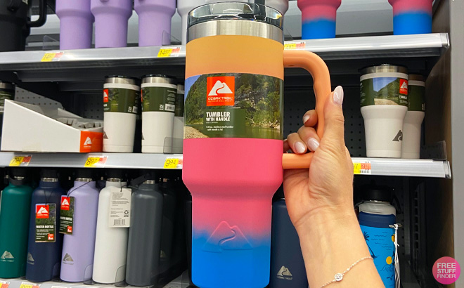 Ozark Trail 40oz Tumbler with Handle only $14.97!