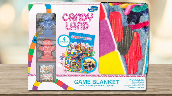 Hasbro Candy Land Game Blanket