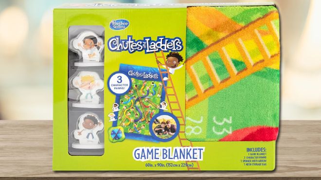 Hasbro Chutes Ladder Game Blanket