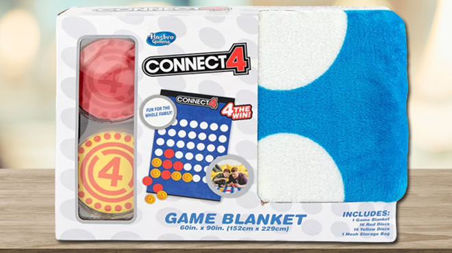 Hasbro Connect 4 Game Blanket