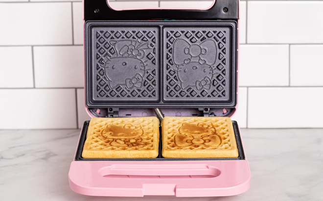 Hello Kitty Double Square Waffle Maker