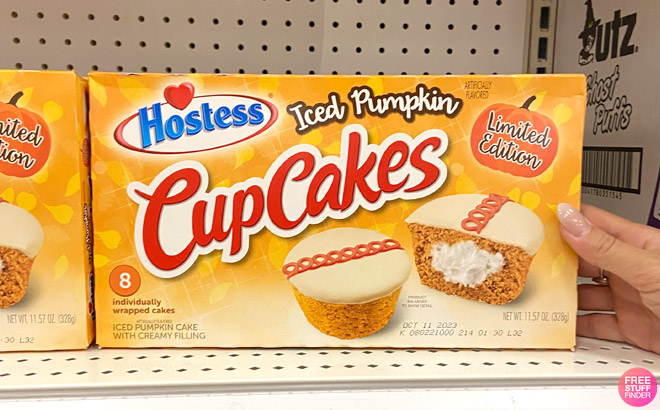 Hostess Iced Pumpkin Cupcakes 8 Count