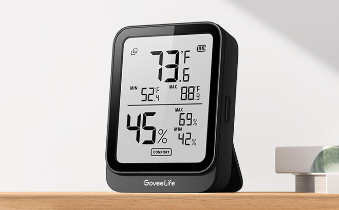 Indoor Hygrometer on a Table