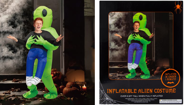 Inflatable 6 5 Feet Alien Halloween Costume