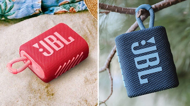 JBL GO 3 Portable Speakers in two Colors