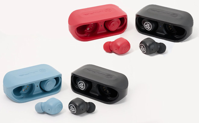 JLab GO Air Wireless Earbuds 4-Pairs