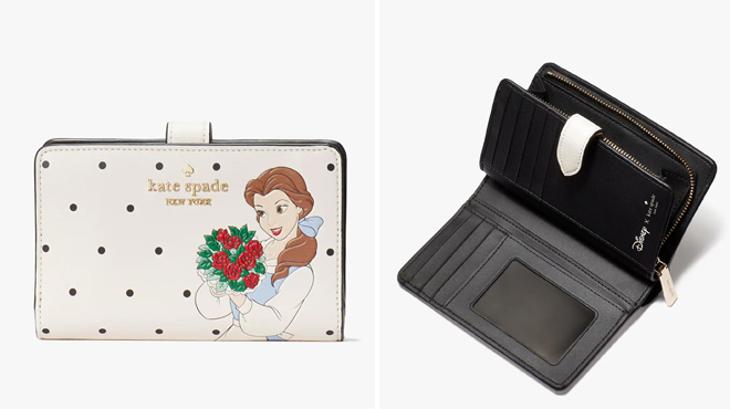 Kate Spade Disney Beauty And The Beast Bifold Wallet