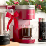 Keurig K Supreme Coffeehouse Bundle with K Cups and Frother in Ruby Red