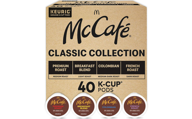 Keurig McCafe Classic Collection on a Plain Background