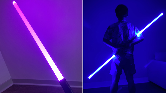 Kid and Adult Double Bladed Lightsaber Toy